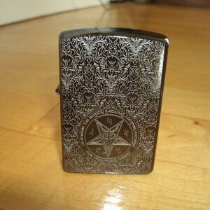 Zorro Black Ice Satan Warsong Windproof Lighter Smoking Accessories New